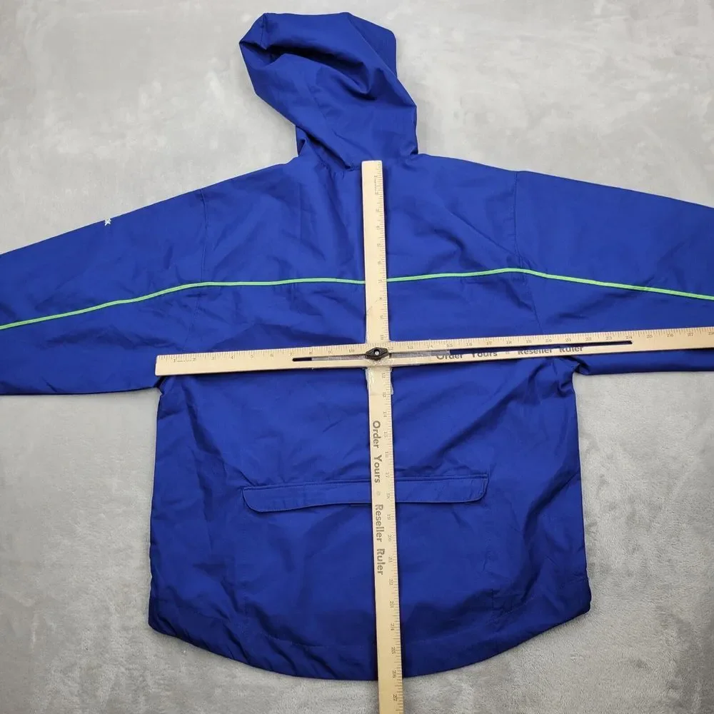 Reebok Jacket Boys‎ Large Windbreaker Rain Coat Hoodie Football Superbowl Tampa